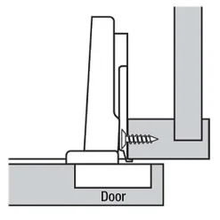 110° Face Frame Hinge Pair