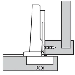 110° Face Frame Hinge Pair