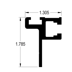 24" Fence Adapter T-Track