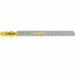 Fine Cut Wood Jigsaw Blade, 75mm L, 2.5 pitch, 5 pack