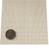 Fine Wire Mesh for Decorative Wire Grilles 20" L x 48" W, Satin Brass