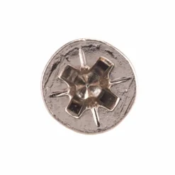 Flat Head Euro Screws 5 mm Flat Head Pozi Drive Nickel 100 Piece