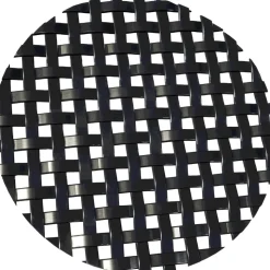 .1875" Flat Square Decorative Grille Flat Black, 36" W x 48" L Sheet