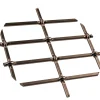 1" Flat Straight Weave Decorative Grille Antique Brass, 36" W x 48" L Sheet