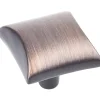 Glendale Knob, 1-1/8" O.L., Brushed Oil Rubbed Bronze