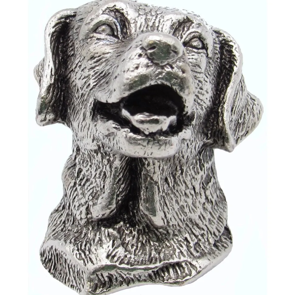 Golden Retriever Knob Pewter Oxide
