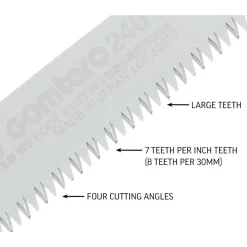 GOMTARO 240mm, Root Cutting, Large Teeth