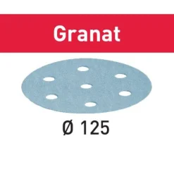 Granat D125 Sandpaper Disc, P80, 10 Pack