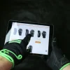 Grasper Gloves, Black/Green, Medium