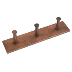 Hand Hammered Triple Robe Hook