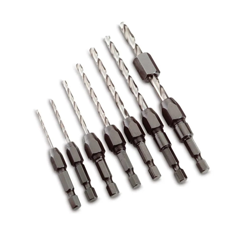 Hex Shank Drill Bit Adapter Set 7 Piece
