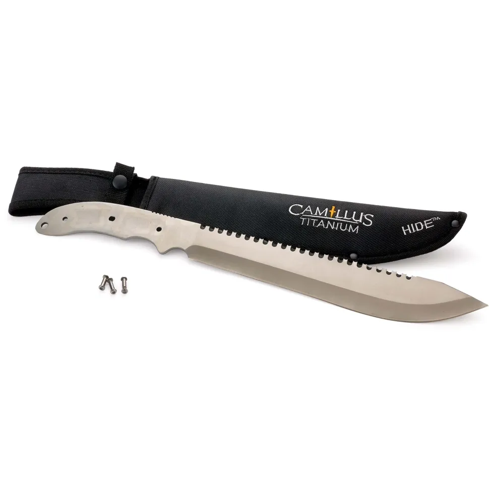 Hide Machete for Outdoor Use Only 17" Unfinished Kit