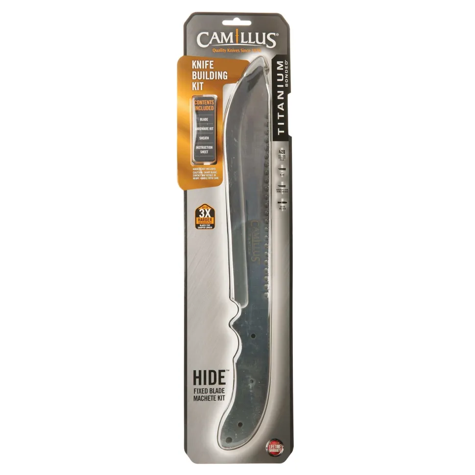 Hide Machete for Outdoor Use Only 17" Unfinished Kit