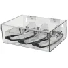 Hinged Lid Storage Box Clear