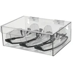 Hinged Lid Storage Box Clear