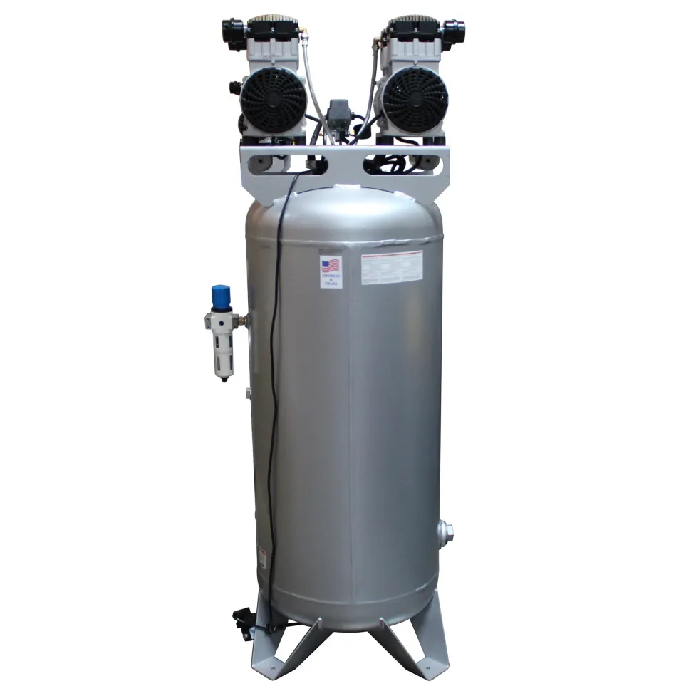 4HP 60 Gallon Oil-Free Steel Tank Air Compressor with Auto Drain Valve