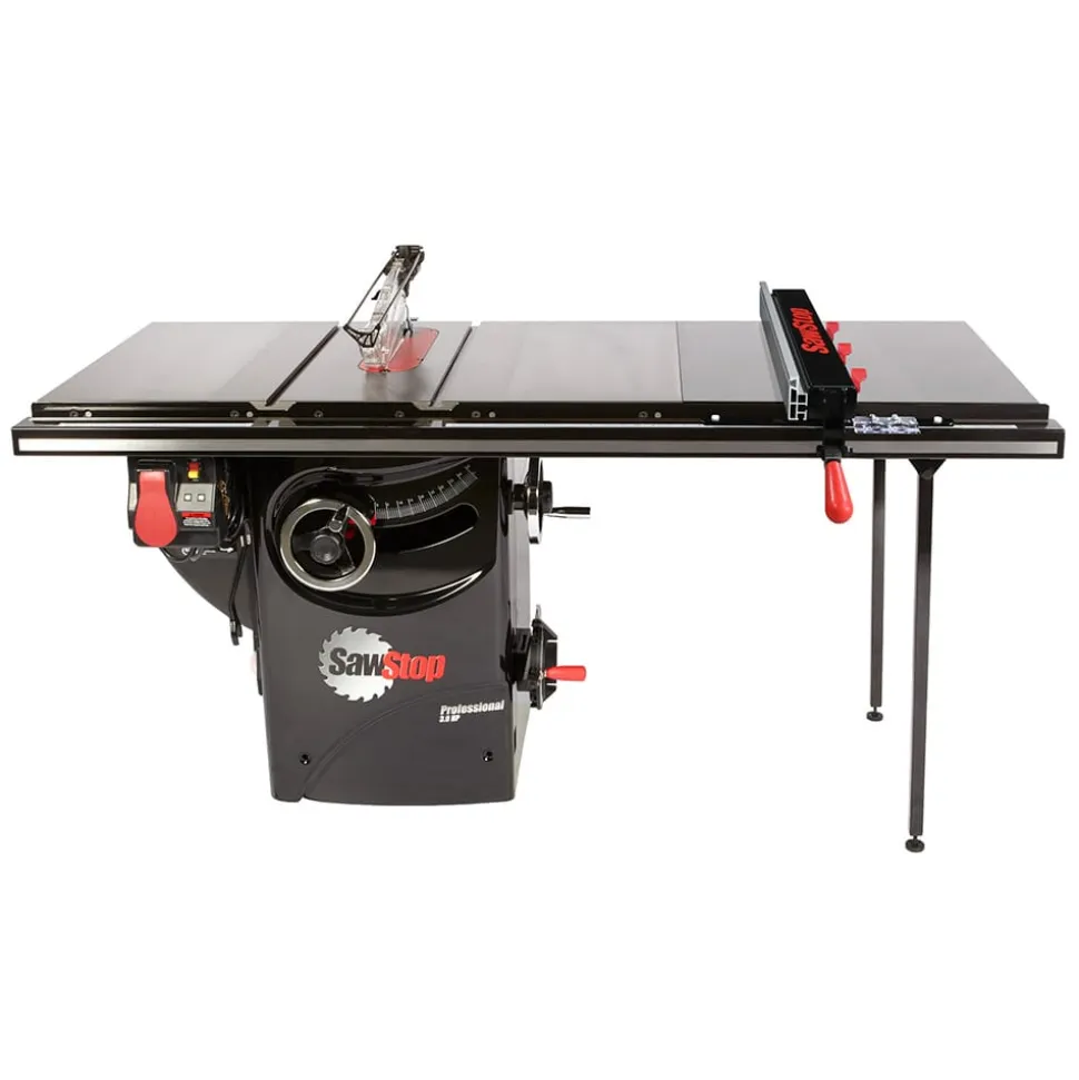 3 HP Professional Cabinet Saw with 36” Professional T-Glide Advance Fence System 1 PH 230V