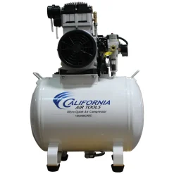 2HP 220V 10 Gallon Oil-Free Steel Tank Air Compressor with Air Drying System