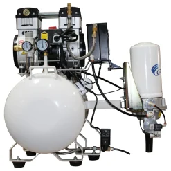 2HP 220V 10 Gallon Oil-Free Steel Tank Air Compressor with Air Drying System