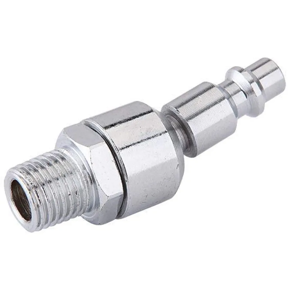 1/4-Inch Industrial Swivel Air Plug With Male 1/4-Inch NPT