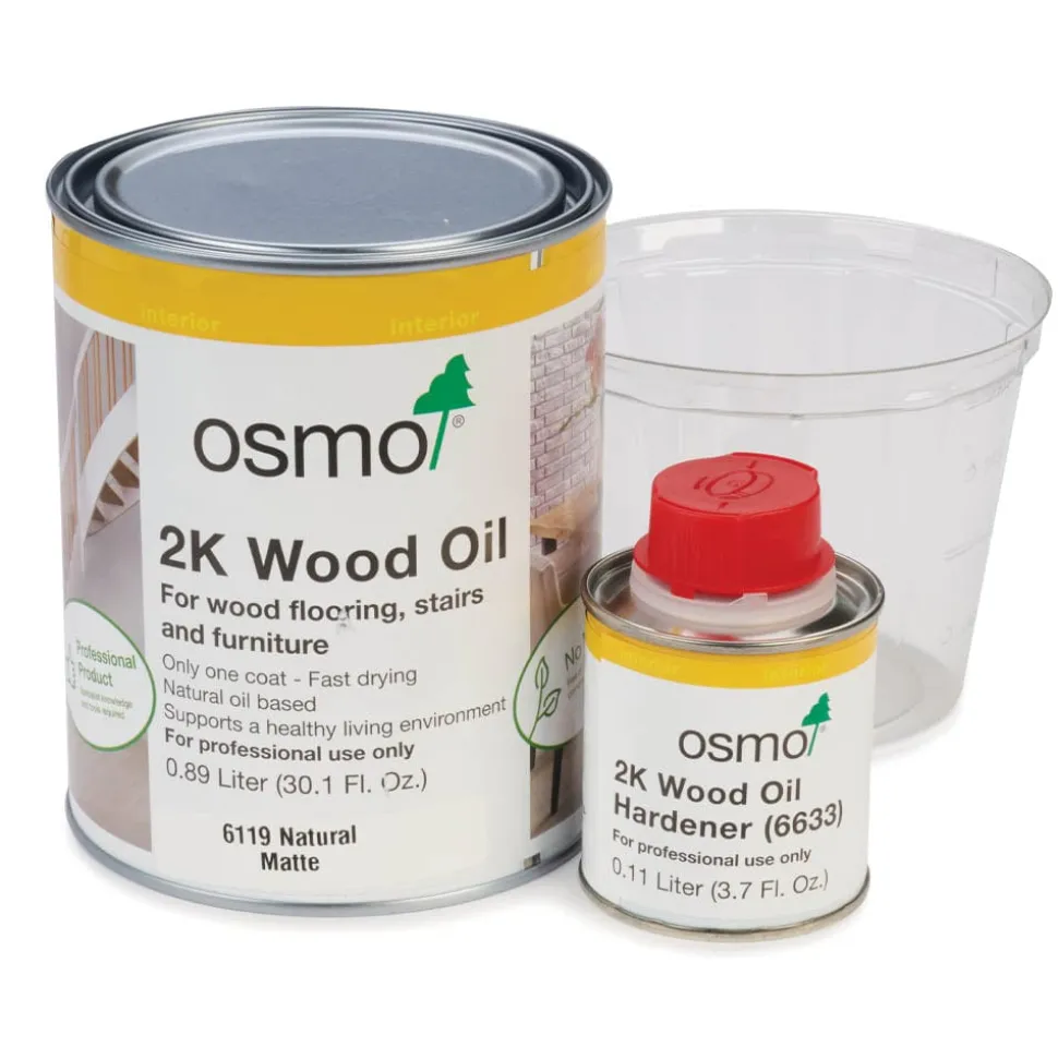 2K Wood Oil 6119 Natural Matte 1L
