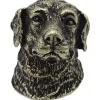 Labrador Retriever Knob Brass Oxide