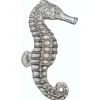 Large Seahorse Knob, Right, Nickel, Model 234N