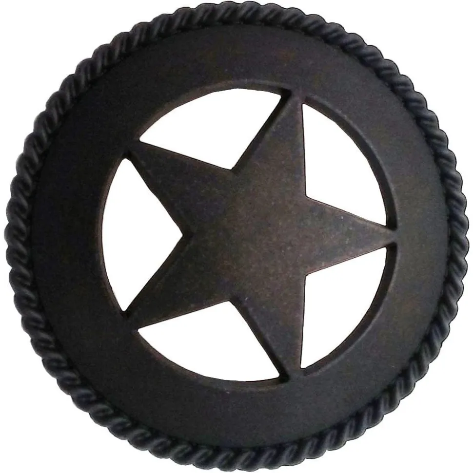 Large Star with Rope Pull, Oil Rubbed Bronze