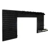 Lazy Guy DIY Maker Woodworking Tool Storage Organizer Set, Black