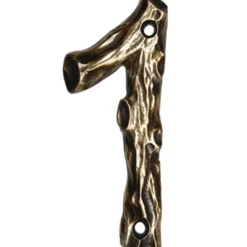 LHN1-N Log House Number 1, Nickel, 1 piece
