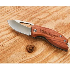 Liner Lock Pocketknife with Coralwood Handle 5"