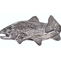 2" Long Trout Pull Left Facing, Nickel, Model 096N