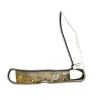 Maple Burl Single Blade Lock Back Knife, Model SK-209MB