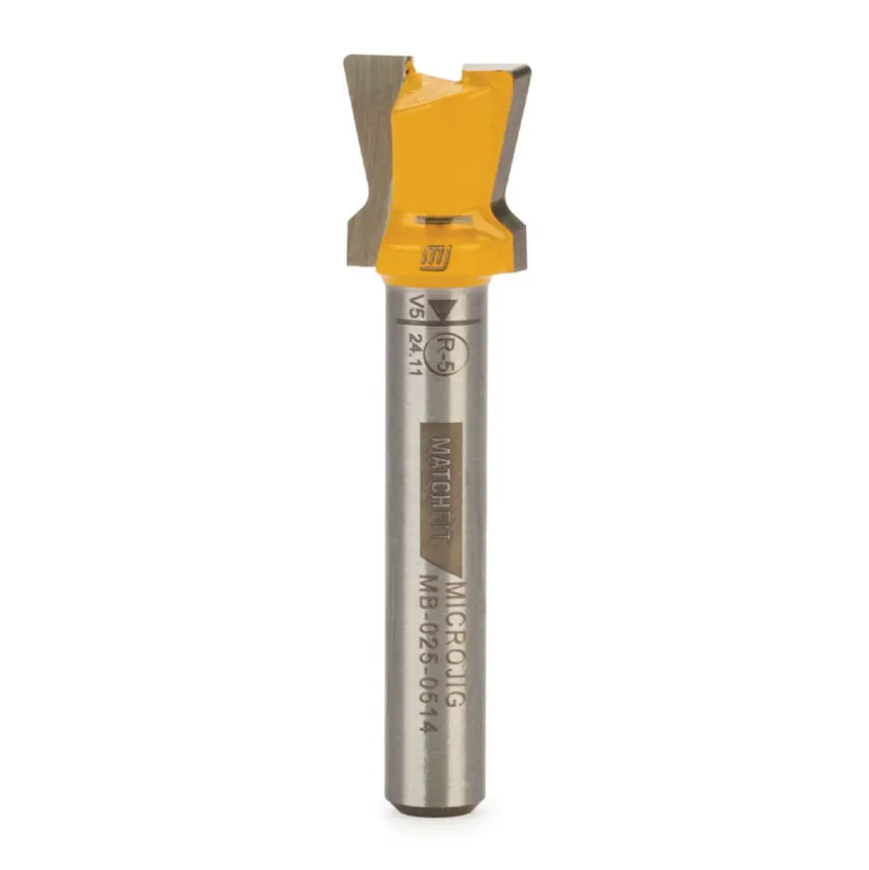 MATCHFIT 14 Degree x 1/2” Dovetail Router Bit 1/4” Shank