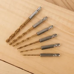 Metric Drill Bit Set 2 mm to 5 mm 6 Piece
