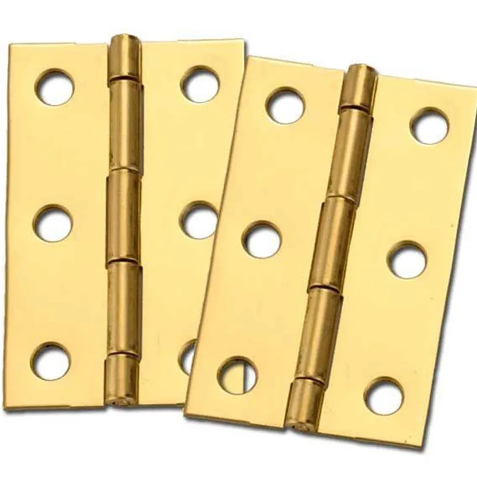 Miniature Hinge Open with Screws Pair