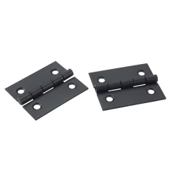 Miniature Hinge Open with Screws Pair