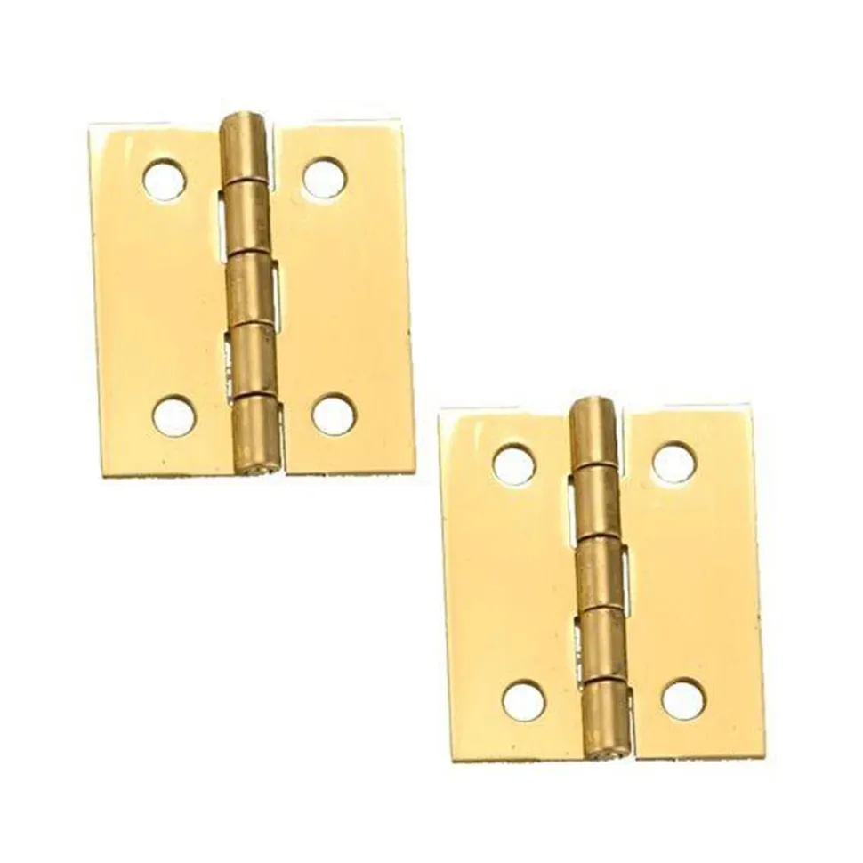 Miniature Hinge Open with Screws Pair
