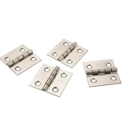 Miniature Hinge Open with Screws Pair