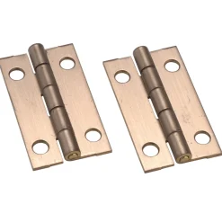 Miniature Hinge Open with Screws Pair