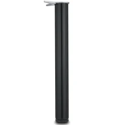 28" (710 mm) Adjustable Table Leg Black