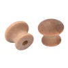Mushroom Knob w/Screws Birch 3/4" Diameter 5/8" Tall 4 Piece