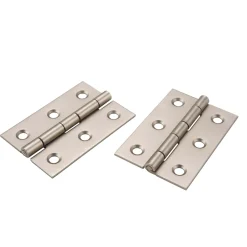 Narrow Hinge 2" L x 1-3/8" Open with Screws Pair
