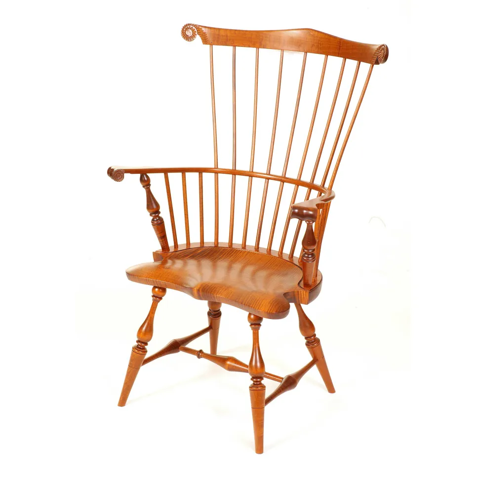 New England Comb Back Arm Chair Kit