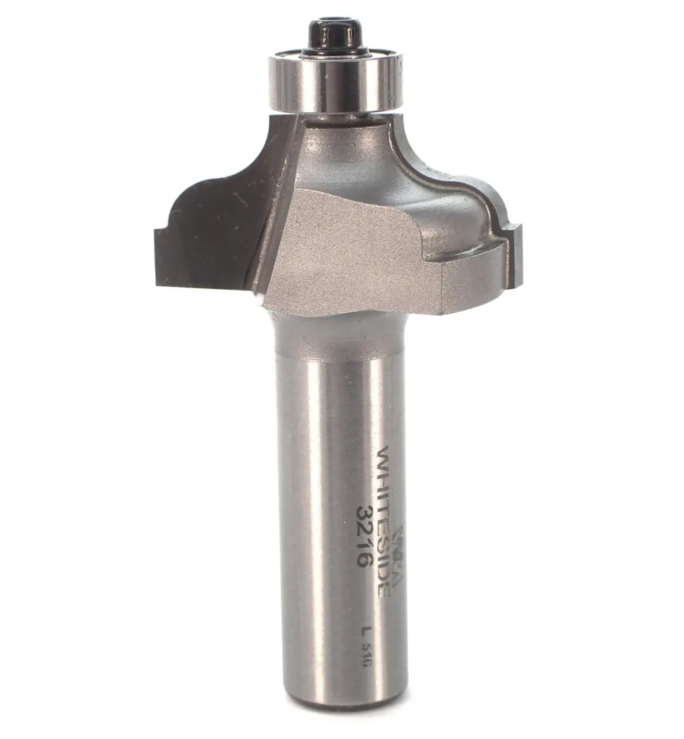 3216 Ogee Fillet Router Bit 1/2" SH 3/16" R 1-3/8" D X 5/8" CL X 2-1/2" OL