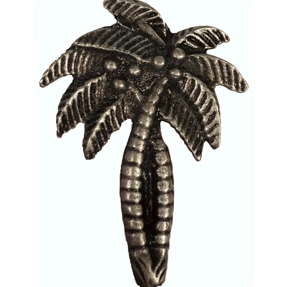Palm Trees Pull, Pewter, Model 228P