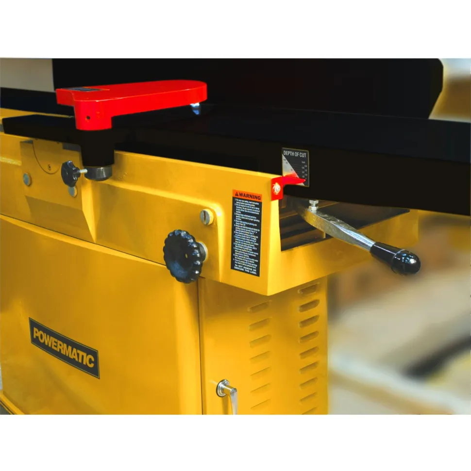 16" Parallelogram Jointer with ArmorGlide Helical Cutterhead 7-1/2 HP 3 PH 230V PJ1696T