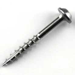 Pocket Hole Screw Coarse Square Drive 305 Stainless Steel