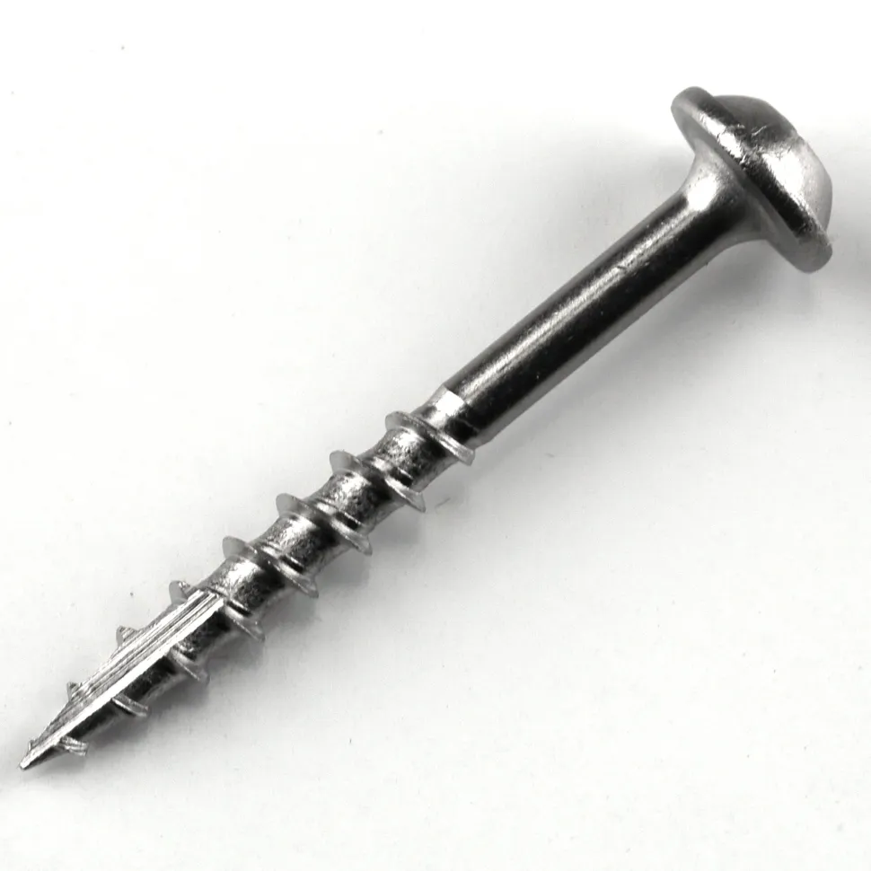 Pocket Hole Screw Coarse Square Drive 305 Stainless Steel