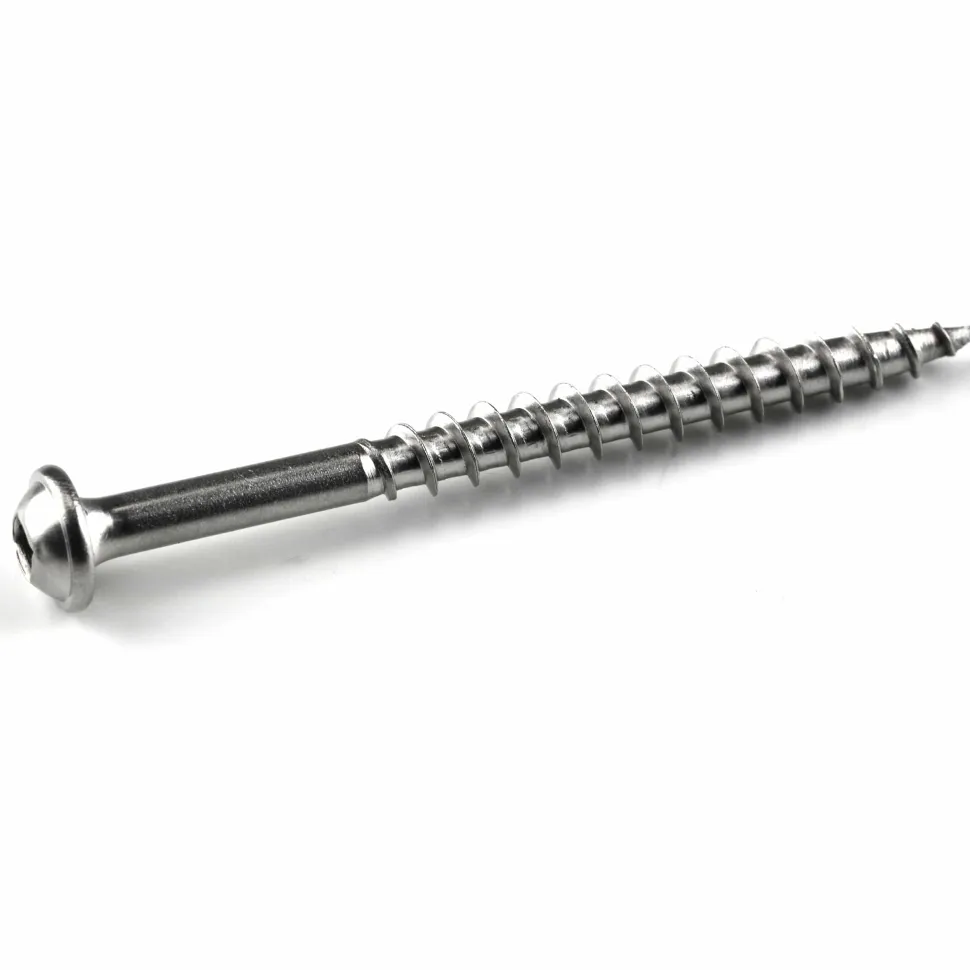 Pocket Hole Screw Coarse Square Drive 305 Stainless Steel